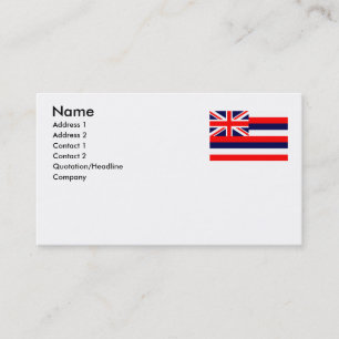 HAWAII BUSINESS CARD