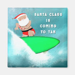 Hawaii Christmas Holiday Gift Magnet