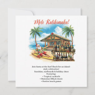 Hawaii christmas  party Hawaii “Mele Kalikimaka!”  Save The Date