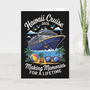 Hawaii Cruise 2026 Vacation Trip Matching Family G Card