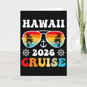 Hawaii Cruise 2026 Vacation Trip Matching Family G Card