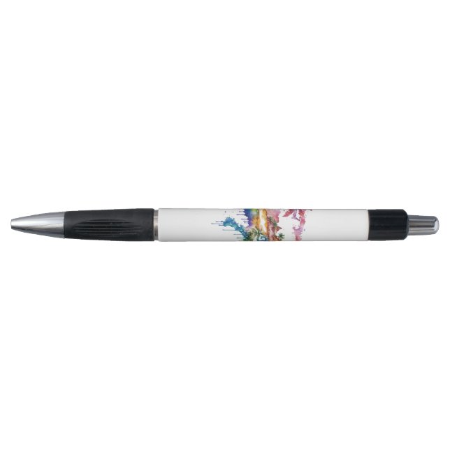 Hawaii design with colourful splatters (Front)