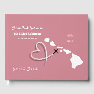 Hawaii Destination Wedding Guest Book