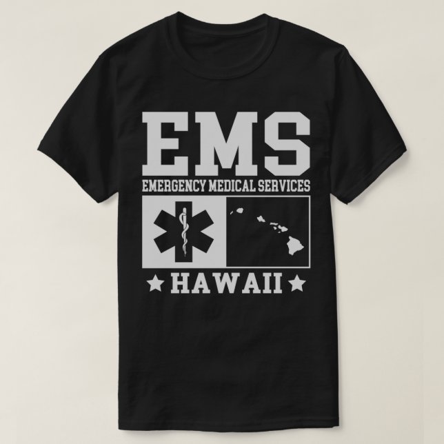 Hawaii EMS T-Shirt (Design Front)