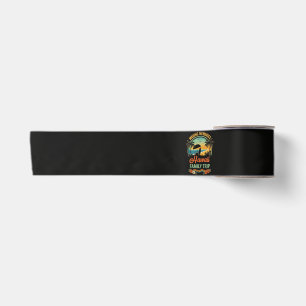 Hawaii Family Trip Beach Sunset Paragliding Scene Satin Ribbon