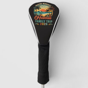 Hawaii Family Trip Tropical Sunset 2026 Golf Head Cover