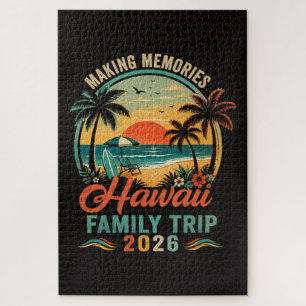 Hawaii Family Trip Tropical Sunset 2026 Jigsaw Puzzle