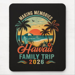 Hawaii Family Trip Tropical Sunset 2026 Mouse Pad