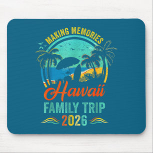 Hawaii Family Vacation Beach Trip Mouse Pad