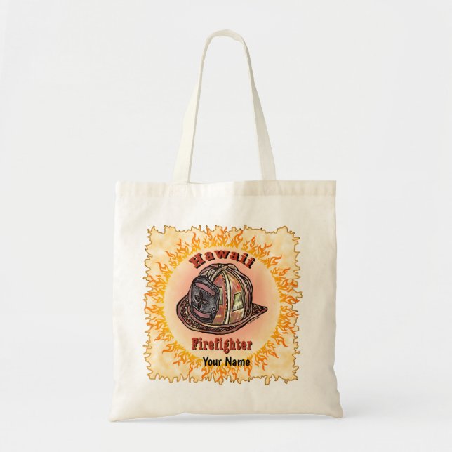 Hawaii Firefighter   Tote Bag (Front)