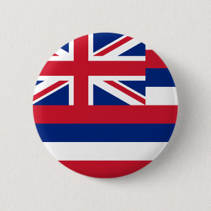 Hawaii Flag 6 Cm Round Badge