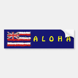 HAWAII FLAG BUMPER STICKER