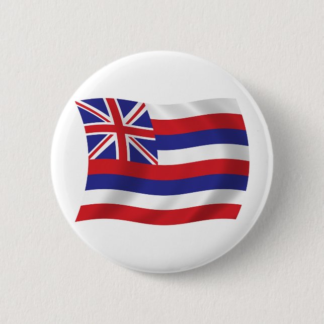 Hawaii Flag Button (Front)