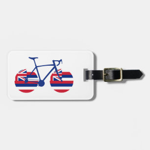 Hawaii Flag Cycling Luggage Tag