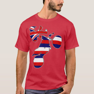 Hawaii flag dirt bike  T-Shirt