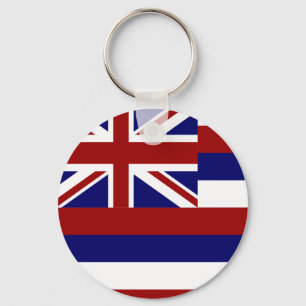 Hawaii flag key ring