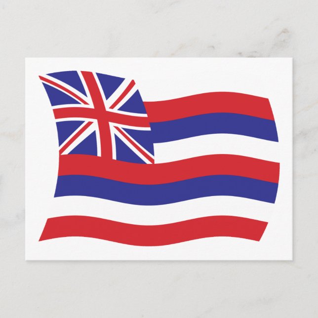 Hawaii Flag Postcard (Front)
