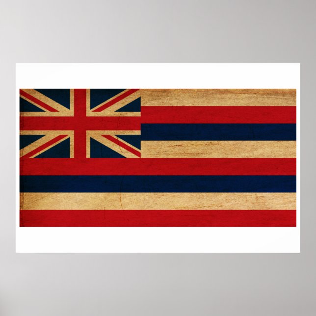 Hawaii Flag Poster (Front)