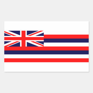 Hawaii Flag Rectangular Sticker