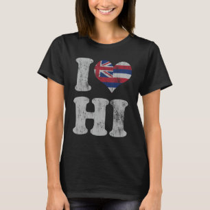 Hawaii Flag T-Shirt Hawaiian Gift
