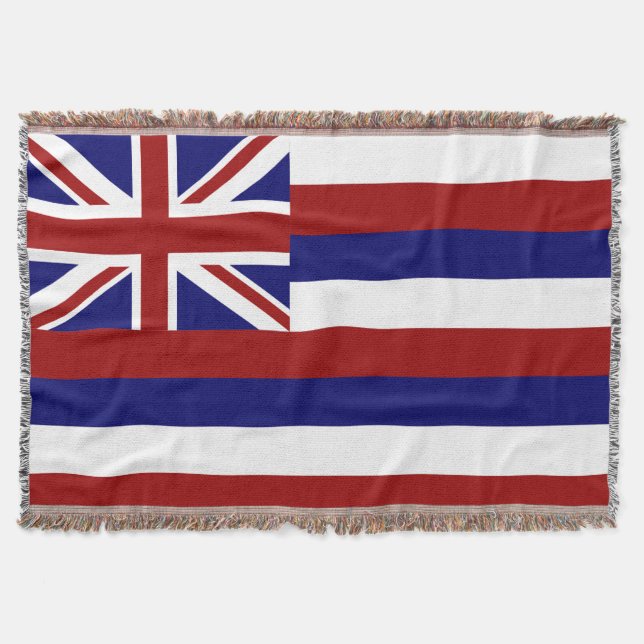 Hawaii flag throw blanket (Front)