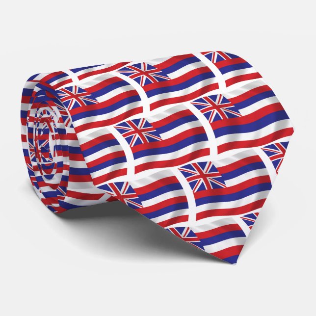 Hawaii Flag Tie (Rolled)