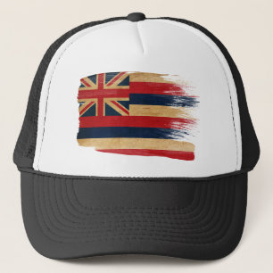 Hawaii Flag Trucker Hat