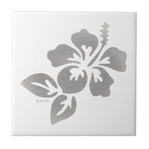 Hawaii Flower Ceramic Tile