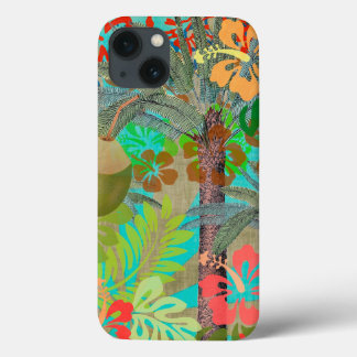 Hawaii Flower Hula Vintage Floral Graphic iPhone 13 Case