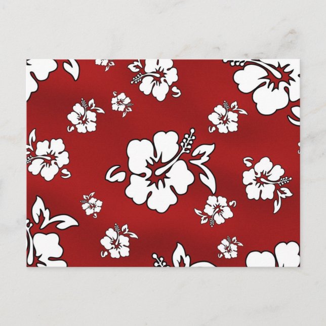 Hawaii flower postcard (Front)