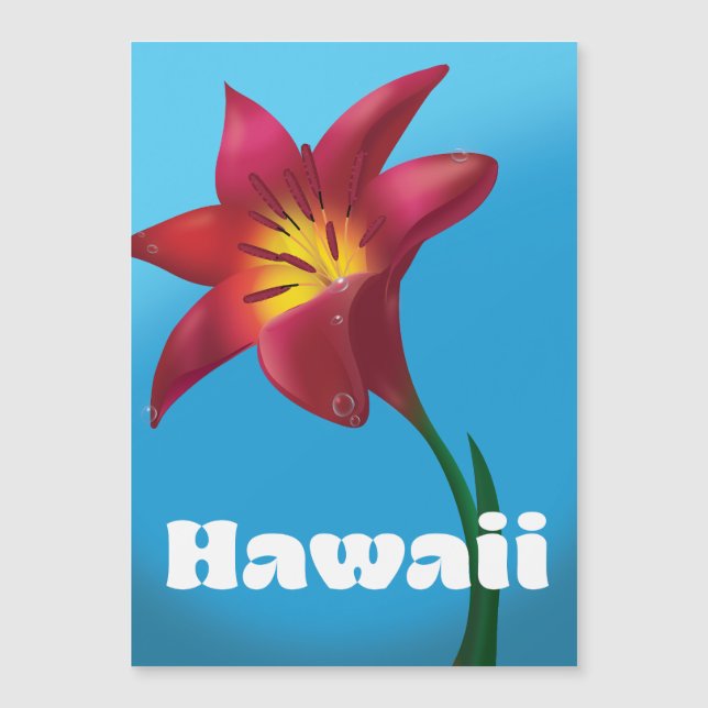 Hawaii Flower Travel print (Front)