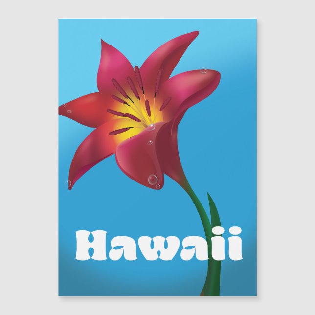 Hawaii Flower Travel print (Front)