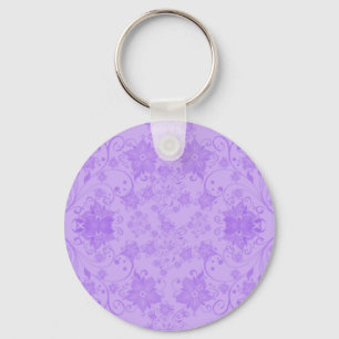 Hawaii flowers key ring