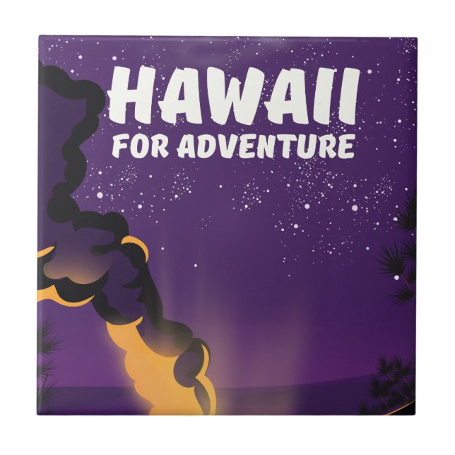 Hawaii For Adventure Ceramic Tile (Front)