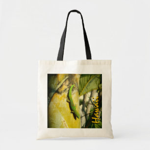 Hawaii gecko tree reusable souvenir bag