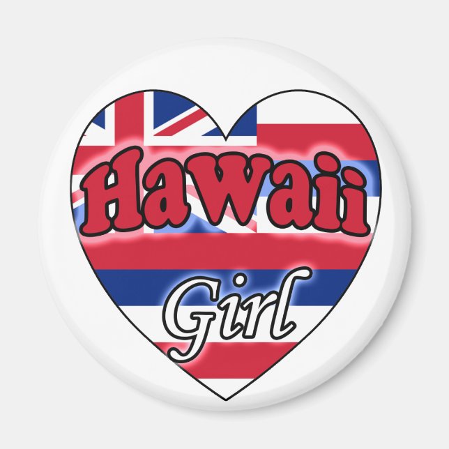 Hawaii Girl Magnet (Front)