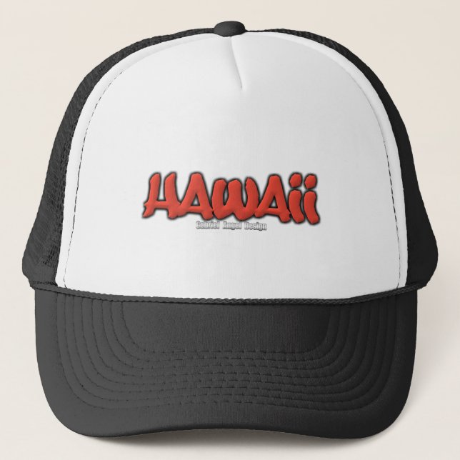 Hawaii Graffiti Trucker Hat (Front)