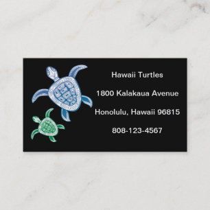 Hawaii Green Sea Turtle Business Card