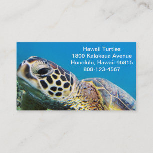 Hawaii Green Sea Turtle Business Card