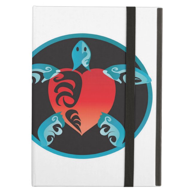 Hawaii Green Sea Turtle Case For iPad Air (Front Closed)