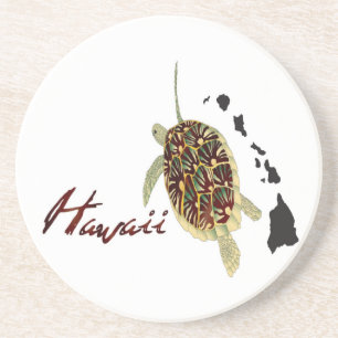 Hawaii Green Sea Turtle Coaster