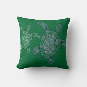 Hawaii Green Sea Turtle Cushion