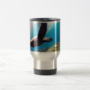 Hawaii Green Sea Turtle Travel Mug