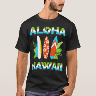 Hawaii Hawaiian Beach Aloha Summer Vacation Gifts T-Shirt