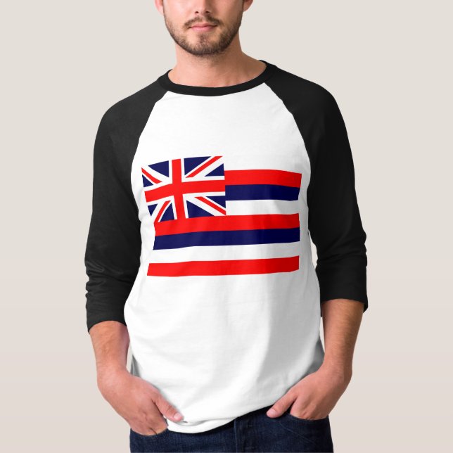 HAWAII / HAWAIIAN FLAG T-Shirt (Front)