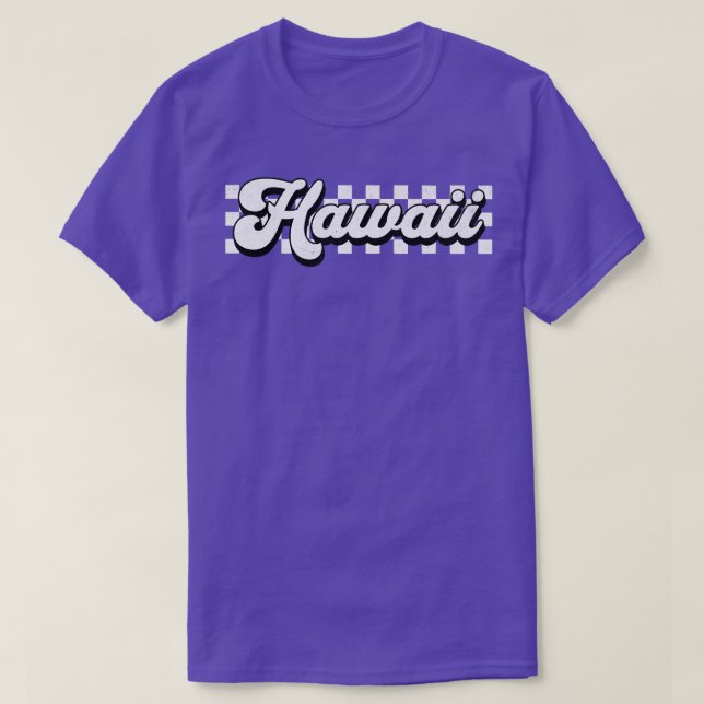 Hawaii Hi Chequered Racing Flag Hawaii TShirt 3 (Design Front)