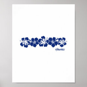 Hawaii Hibiscus Flower Aloha Hawaiian Vacation Sou Poster