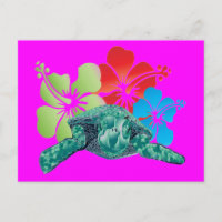 Hawaii Hibiscus Turtle