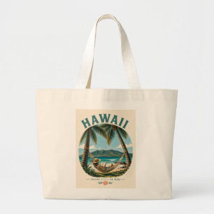 Hawaii Holiday Large Tote Bag