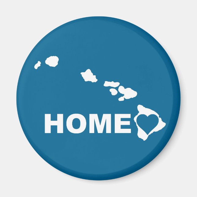 Hawaii Home Away From State Funny Fridge Magnet (Front)